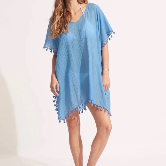 Seafolly Other - Seafolly Amnesia Kaftan Swimsuit Coverup